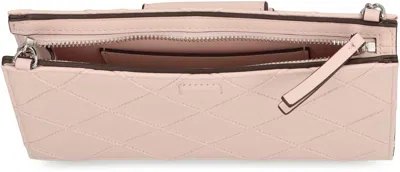 Tory Burch Mini Fleming Soft Quilted Leather Wallet On A Chain