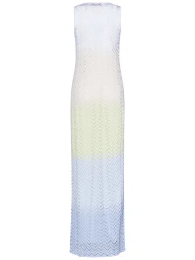Missoni Zigzag-pattern Sleeveless Maxi Dress