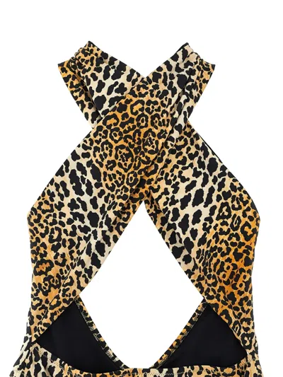 Reina Olga Italian Stallion Swimsuit In Animal Print