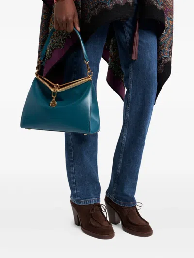 Etro Medium Vela Shoulder Bag In Pink