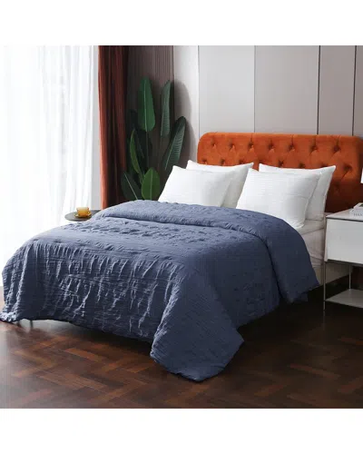 St. James Home Crinkled Down Alternative Blanket