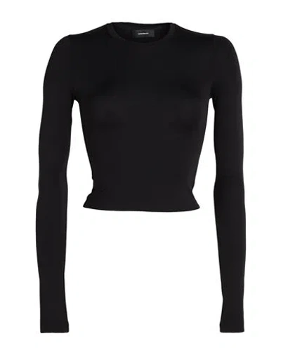 Wardrobe.nyc Wardrobe. Nyc Woman T-shirt Black Size L Cotton, Elastane