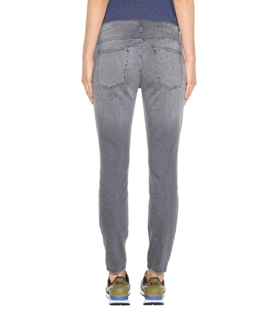 Shop Current Elliott The Stiletto Jeans In Grey
