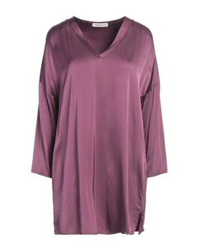 Manila Grace Woman Top Mauve Size 10 Viscose