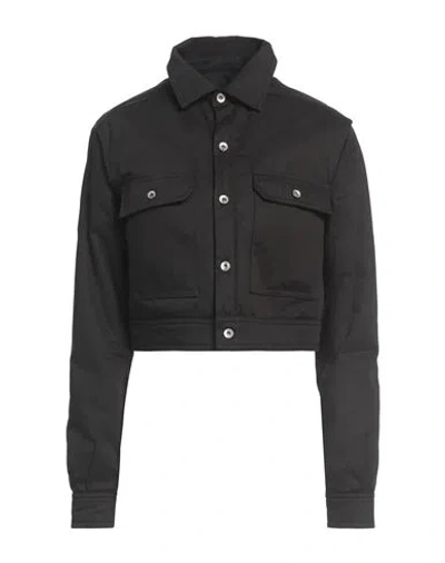 Rick Owens Drkshdw Drkshdw By Rick Owens Woman Jacket Black Size S Cotton