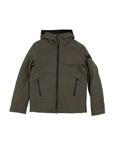 Peuterey Toddler Boy Coat Military Green Size 6 Polyamide, Polyester, Elastane