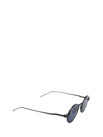 Thom Browne Round Frame Sunglasses In Blue