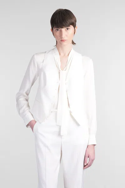 Tagliatore Giselle Vest In White Wool