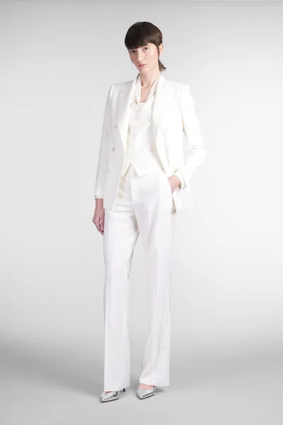 Tagliatore Giselle Vest In White Wool