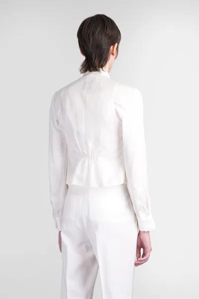 Tagliatore Giselle Vest In White Wool