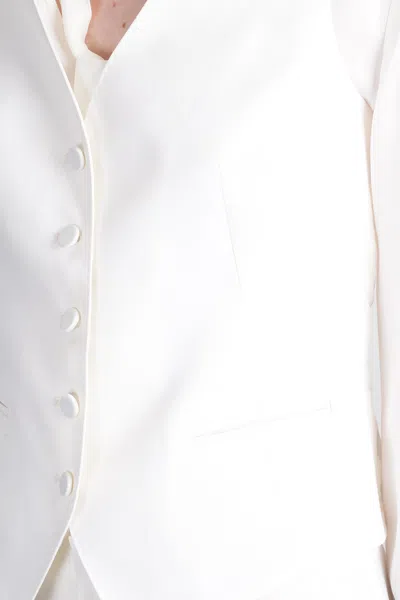 Tagliatore Giselle Vest In White Wool