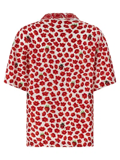 Versace Floral Garden Collared Shirt