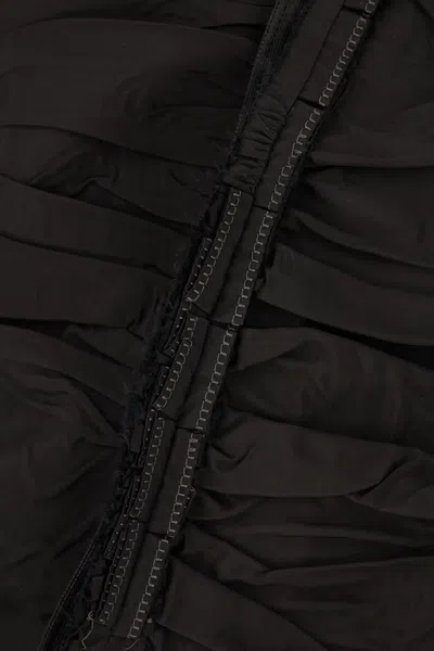 Maison Margiela Midi Polo Dress In Black