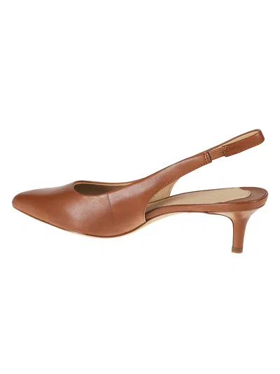 Ralph Lauren High Heel Shoes Lauren  Woman Color Leather In Light Brown