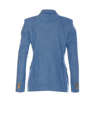 Tagliatore Double-breasted Cotton Jacket With Structured Shoulders