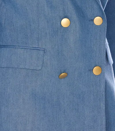 Tagliatore Double-breasted Cotton Jacket With Structured Shoulders