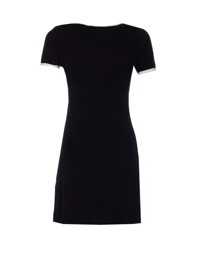 Courrèges Holistic Contrast Mini Dress