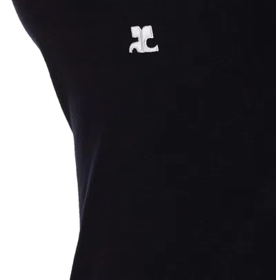 Courrèges Holistic Contrast Mini Dress