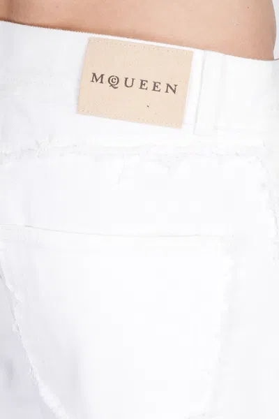 Alexander Mcqueen High Waist 5 Pockets Belt Loops Trousers