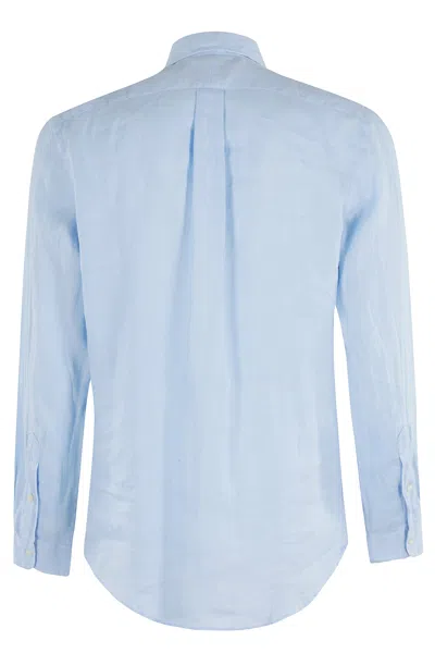 Polo Ralph Lauren Polo Pony-embroidered Cotton Shirt In Blue