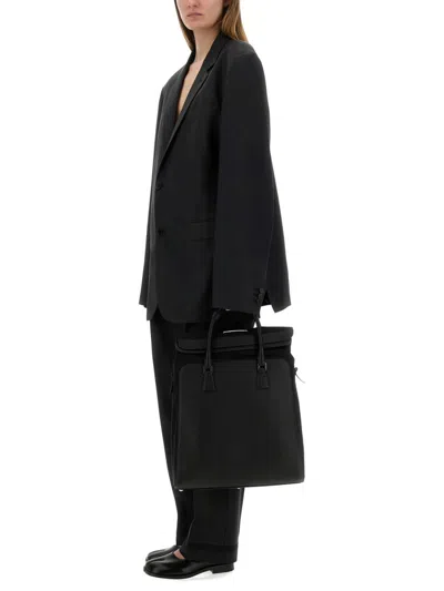 Maison Margiela Wool Trousers In Black