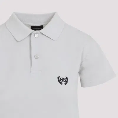 Balenciaga Logoed Polo Shirt In White