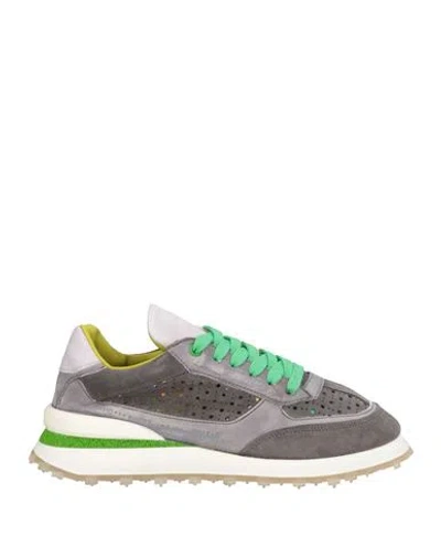 Jp/david Woman Sneakers Lead Size 8 Leather