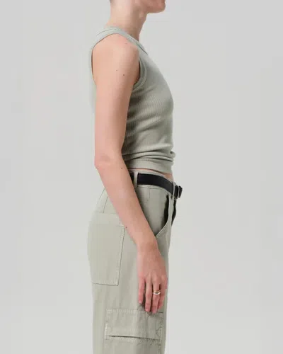 Citizen Of Humanity Isabel Rib Tank Matcha