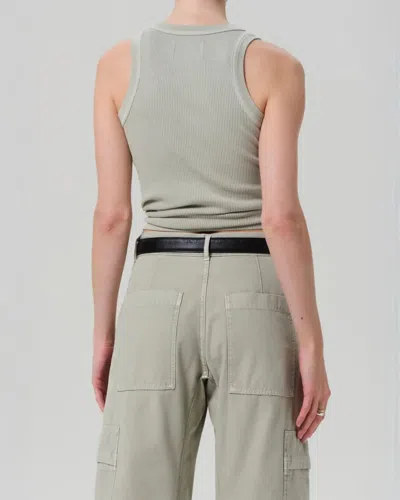 Citizen Of Humanity Isabel Rib Tank Matcha