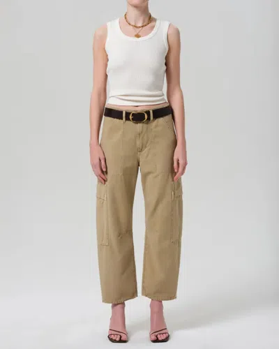 Citizen Of Humanity Marcelle Low Sung Cargo In Sateen