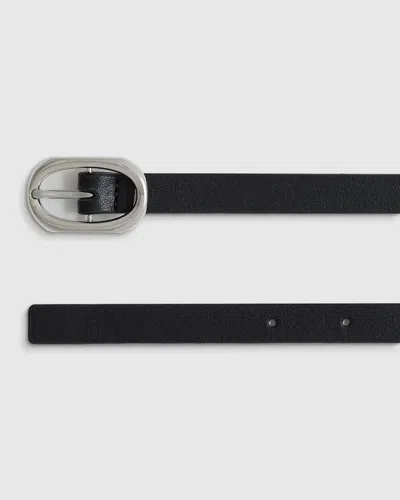 Anine Bing Mini Signature Link Belt Silver