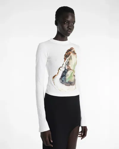 A.w.a.k.e. Oyster Graphic Long Sleeve Tee