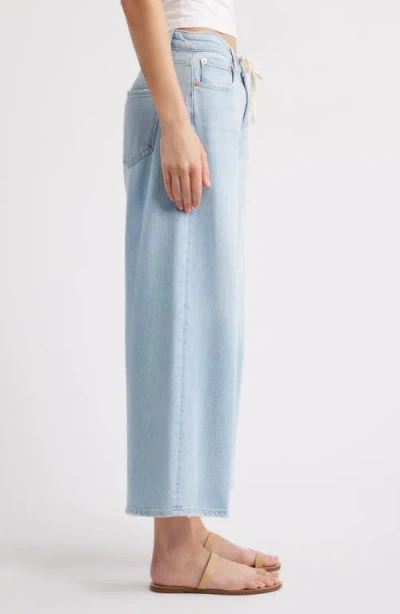 Rails Angeleno Wide Leg Crop Jeans In Scuba In Blue