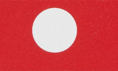 Comme Des Garçons Wallets Dot Print Leather Wallet In Red