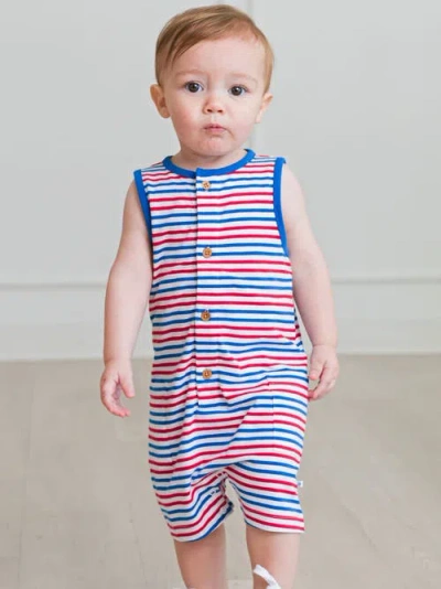 Ruggedbutts Baby Boys Pocket Knit Romper