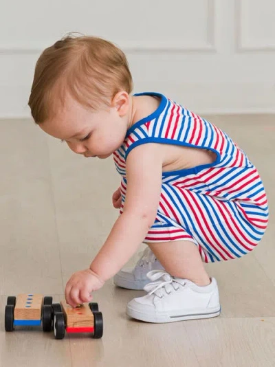 Ruggedbutts Baby Boys Pocket Knit Romper