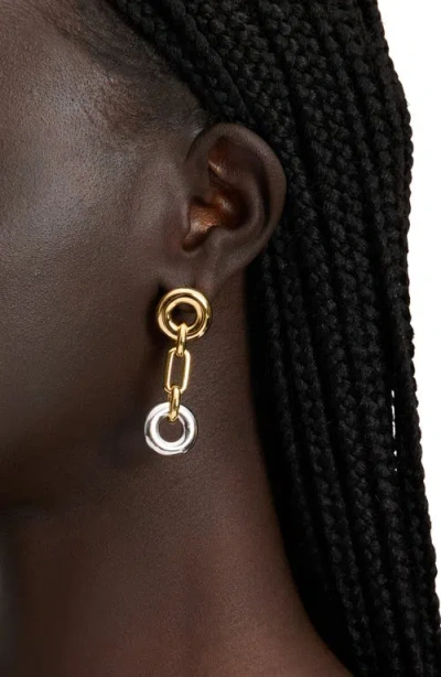 Kate Spade New York Mixed Metallic Linear Drop Earrings