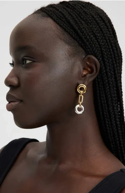 Kate Spade New York Mixed Metallic Linear Drop Earrings