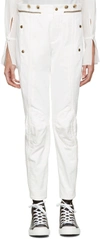 Chloé Cropped High-rise Slim-leg Jeans In White