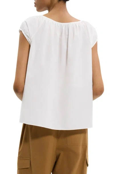 Theory Easy Tie Blouse