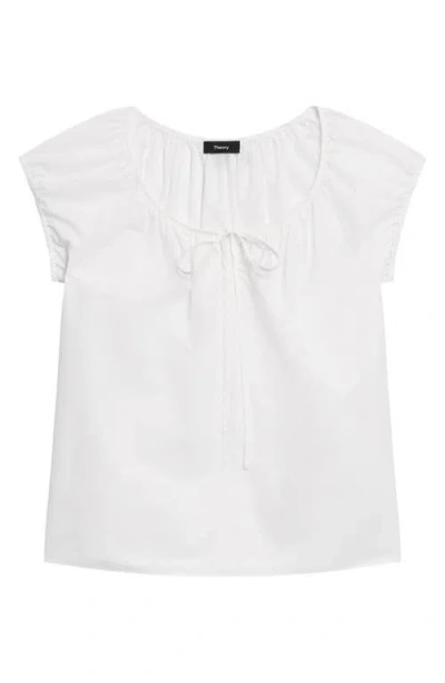 Theory Easy Tie Blouse