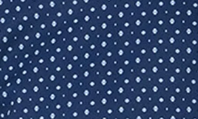 Wrk W.r.k Basic Slim Fit Navy Micropaisley Performance Button-up Shirt