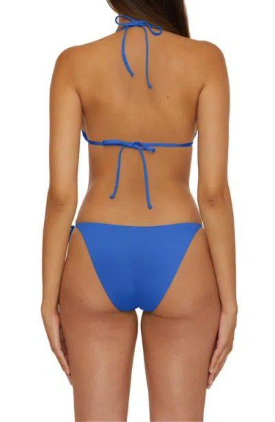 Becca 'color Code' Triangle Bikini Top In Blue