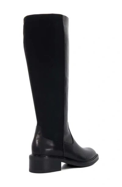 Dune London Tanoramic Tall Boot In Black