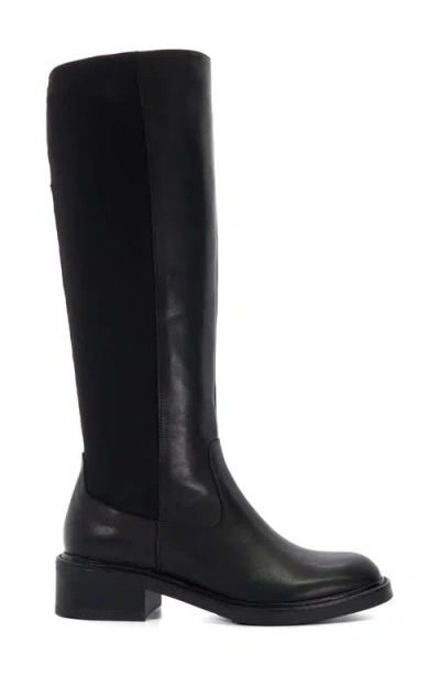 Dune London Tanoramic Tall Boot In Black