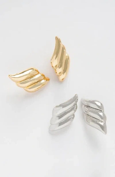 Marlyn Schiff Wing Stud Earrings