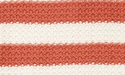 Miles The Label Apricot Birch Stripe Organic Cotton Sweater Tank & Shorts Set