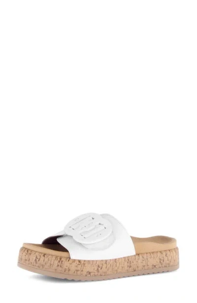 Gabor 63.760 Platform Slide Sandal