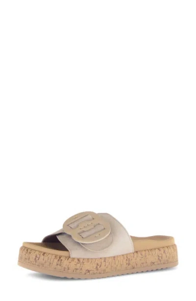 Gabor 63.760 Platform Slide Sandal