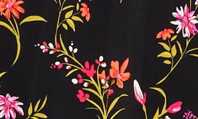 Cece Print Polo Minidress In Multi